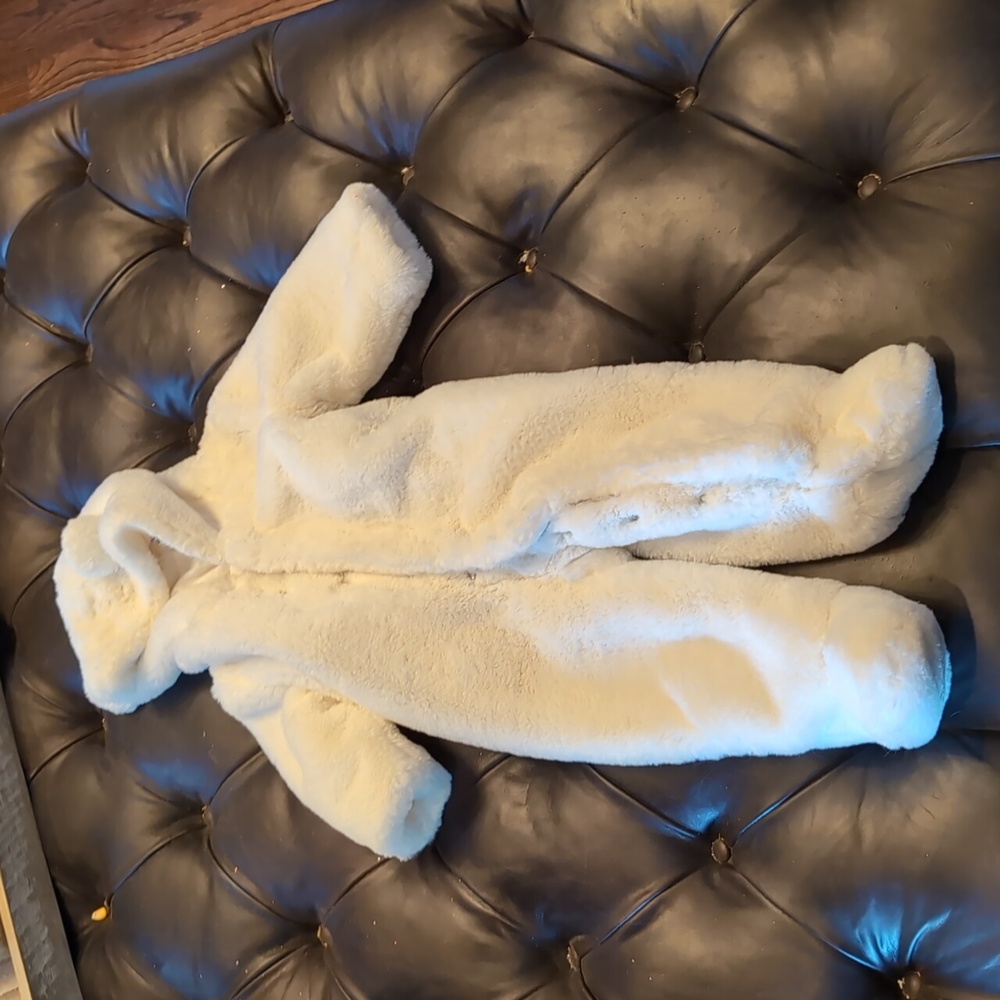 Faux fur bunting, 3-6 months